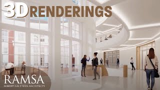 Architects’ Animated 3D Renderings for Campus Project at University of Virginia