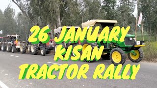 उधम सिंह नगर के किसान चले दिल्ली 26 जनवरी TRACTOR RALLY ON 26 JANUARY