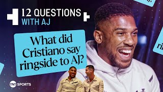 What Did Cristiano Say? 👀 GOAT Sportsperson? 🐐 Tyson Fury? 👑 12 Questions with AJ 😮‍💨 #JoshuaDubois