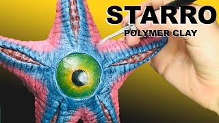 Making Starro from the suicide squad 2, Polymer clay.