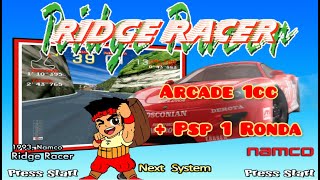 Ridge Racer (Arcade)1CC (Arcade :30) // Ridge Racer (Psp) 1 Ronda (PSP:02)