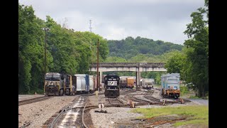 Brief Railfanning at the Virginia / Tennessee State Line in Bristol - 5/18/24