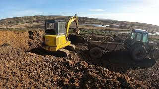 #ford7610 #chieftain #digger and the sound of a #strightpipe come for a run with me.