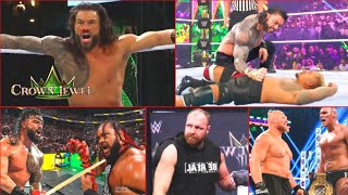 WWE Crown Jewel 2024 : Roman  WINS Ula Fala ... Dean Ambrose Look-alike , Brock returns Highlights