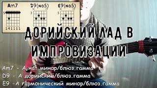 Когда использовать дорийский лад в импровизации  - Lick'bez guitar