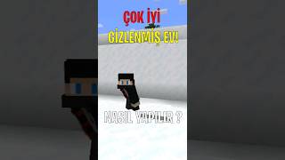 EN İYİ GİZLİ YER Yapımı !? #minecraft #minecrafttutorial #minecraftshorts