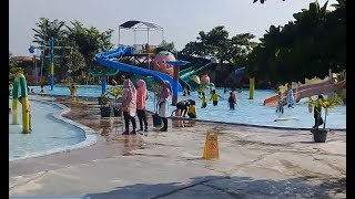 Keadaan Wahana Waterboom Belitang OKU Timur Sumatera Selatan