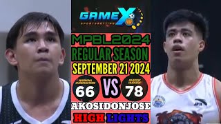 2024 MPBL REGULAR SEASON| QUEZON HUSKERS VS MARIKINA SHOEMASTERS| SEPTEMBER 21 2024