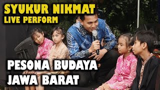 Syukur Nikmat || Sahrul Gunawan Live Perform Di Gelar Pesona Seni  Budaya Jawa Barat