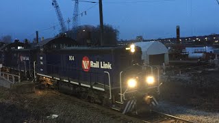 SRY 901, 904 and 907 entering Trapp Yard