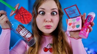 АСМР МАКИЯЖ от НЕНОРМАЛЬНОЙ ПОДРУГИ 💄🤪 Быстрый Шепот 😴 ASMR makeup from a crazy girl 💄🤪 FAST WHISPER