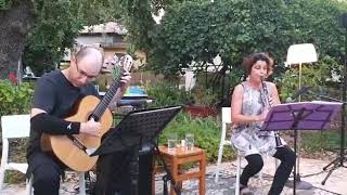 Villa Lobos - Choro 1  Clarinet - Orit Orbach' Guitar -  Oded Shoub