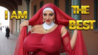 Najla: The Rebellious Arab Woman Who Died During Surgery 🧕 Woman Natural Body 🔥 AI ART LOOKBOOK