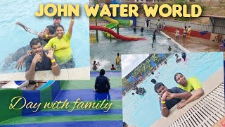 John water World🌊 day with family 💥💙