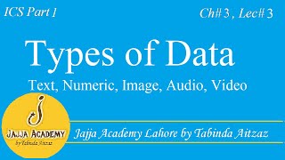 Types of Data in Computer