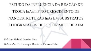 Estudo Da Influência Da Reação De Troca Inas/Inp ... (Apresentação Parcial )