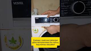 Çamaşır makinesinde deterjan gözünün temizliği Yapılmaz ise bu sonuç kaçınılmaz olacaktır.