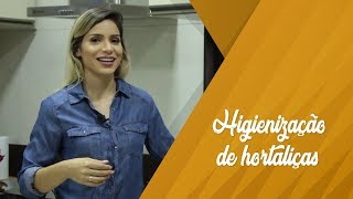 HIGIENIZAÇÃO DE HORTALIÇAS