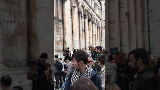 Tacchino si perde al lucca comics