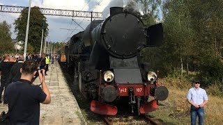 Ty42-107 przejazd RETRO Chabówka - Żywiec "Szlakiem Kolei Transwersalnej do Żywca"