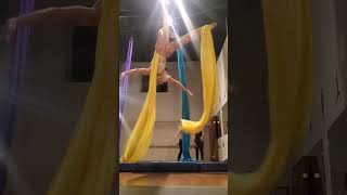 Rebecca Split Combo #silks #aerialsilks