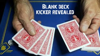 Blank deck killer card trick tutorial/magic tricks