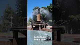 Archibald Fountain Memorial 1914-18 #sydneyaustralia #fountain #sculpture #hydeparksydney #stmary