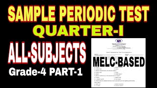 PERIODICAL TEST for Grade-4/Part 1