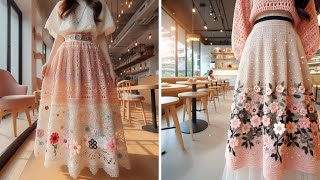 Trending Long Skirt Designs ♥️ | ✨💡