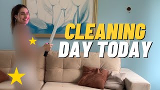 BODY ART SUIT HOW TO CLEAN THE LIVING ROOM (4K) HOUSEWIFE