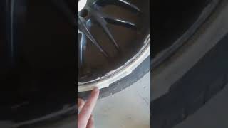 how to paint alloys masking 20 inch wheels