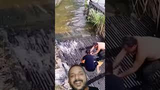 peixe pula no saco do rapaz #fishing #pescaria #fishingvideo