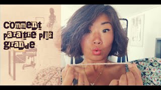 [CONSEIL EN IMAGE ] COMMENT PARAÎTRE PLUS GRANDE |COIFFURE-CHAUSSURE |CONSEILS COMPLETS |MEIHAN LIU