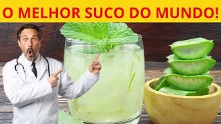 Como Fazer Suco de Babosa CORRETAMENTE! Benefícios Comprovados