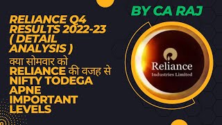 Reliance 2022-23 Q4 Detailed Result Analysis || Reliance Impact on Nifty