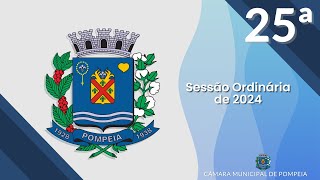 25ª Sessão Ordinária de 2024