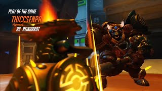 Overwatch 2 - Raging Rampaging Reinhardt POTG - Plus A Small Observation/Breakdown