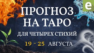 🌀ТАРО ПРОГНОЗ ДЛЯ ЧЕТЫРЁХ СТИХИЙ от Иволги с 19 по 25 августа