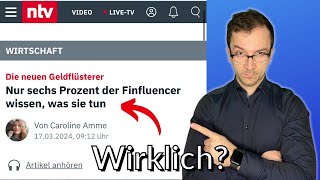 Finanzinfluencer - keine Ahnung vom eigenen Thema? (Faktencheck)