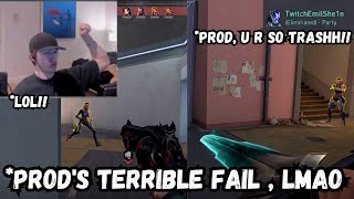 PROD FAILS to CLUTCH & Hands ACE to The ENEMY !!