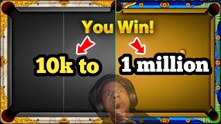 10k to 1 million ✅ incensing coins fast trick in 8 ball pool #8balpool#8bp#coins