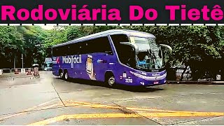 Movimentação Dos Ônibus Saindo Da Rodoviária Do Tietê