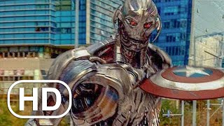 Ultron vs Capitão América | Cena de Luta | Vingadores Era de Ultron (2015) | Clipe do Filme HD