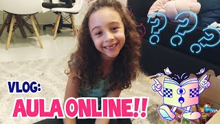 VLOG: AULA ONLINE E MANHÃ DE ATIVIDADES | Dudda Alves