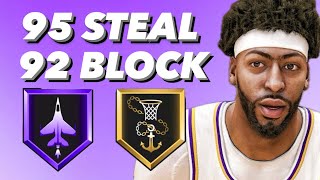 This BACKEND build is a NIGHTMARE to go up against in NBA 2k24...95 STEAL 92 BLOCK