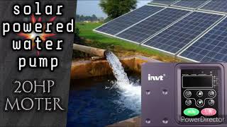 Solar water pump