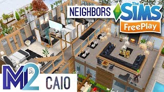 Sims FreePlay - Caio's Snow Hotel (Neighbor Design)