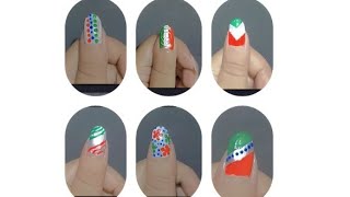 Trending and easy independence day Nail art Design 🇮🇳#15thaugust #nailart2023 #nailartdesign