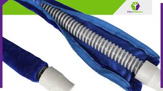 CPAP Tube Hose Cover - Wrap Fleece Skin - Full Length Zipper - Prevent Rainouts