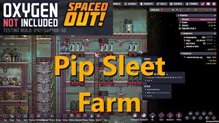 Pip Planting Sleet Wheat Farm in Rat's Nest Oxygen Not Included Spaced Out